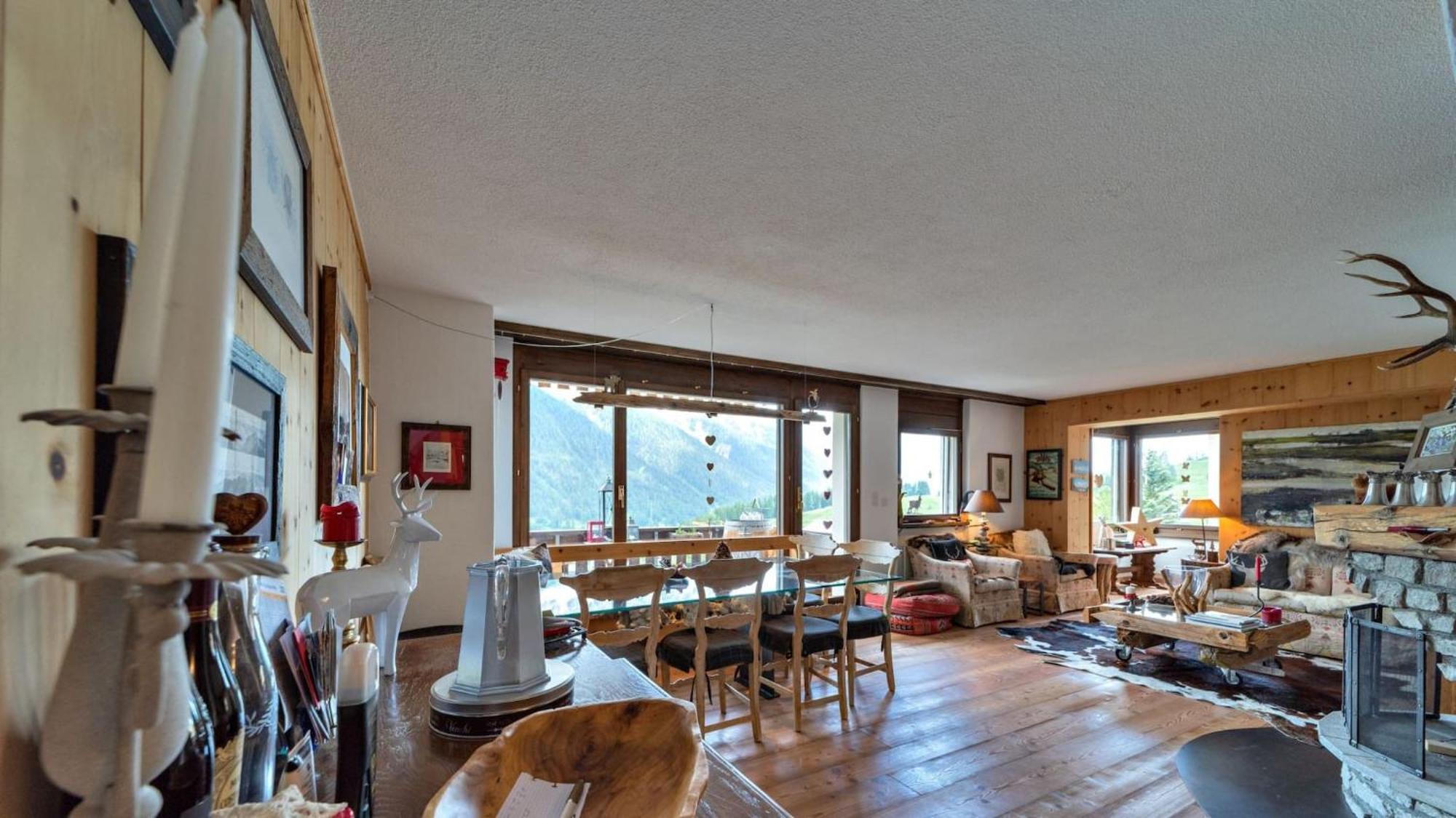 Chesa Flurigna - Zuoz Apartment Bagian luar foto